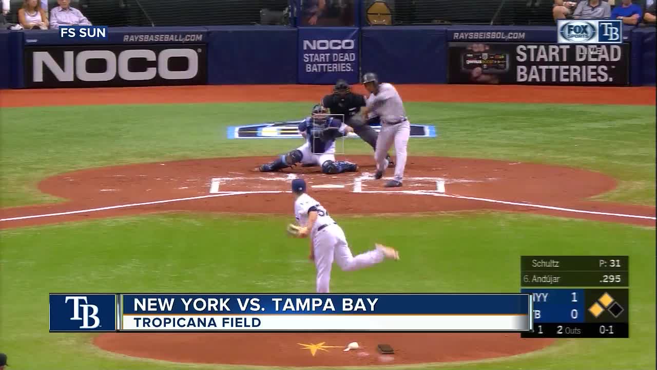 New York Yankees rout Tampa Bay Rays, near home field advantage vs. Oakland A's for Wild Card game
