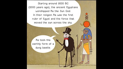 THE DUNG BEETLE IN ANCIENT EGYPT WAS A SYMBOL OF REGENERATION & TRANSFORMATION