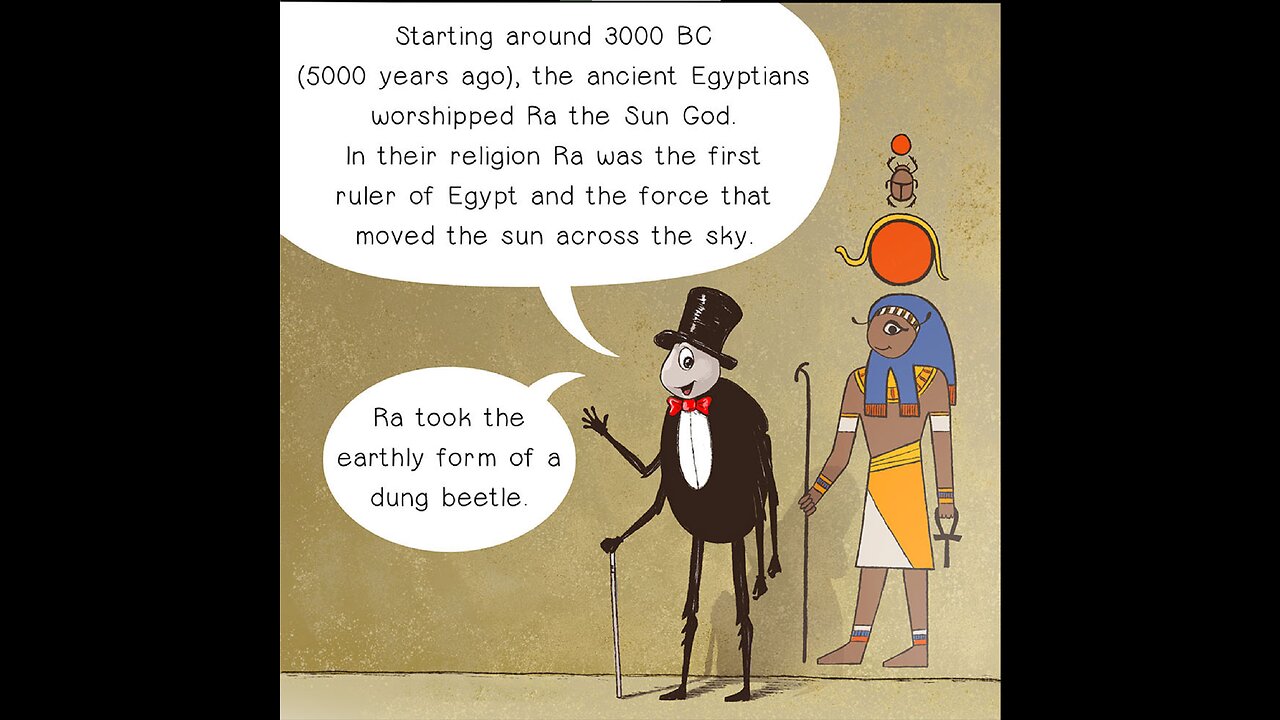 THE DUNG BEETLE IN ANCIENT EGYPT WAS A SYMBOL OF REGENERATION & TRANSFORMATION