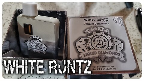 Unboxing the White Runtz 3ML THCa Diamonds Disposable Vape: A Potent, Flavorful Experience!