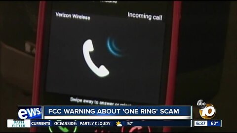 Public warned of so-called "one ring" scam