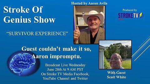 Guest Scott White Couldn't Make it, so Aaron did Impromptu Show