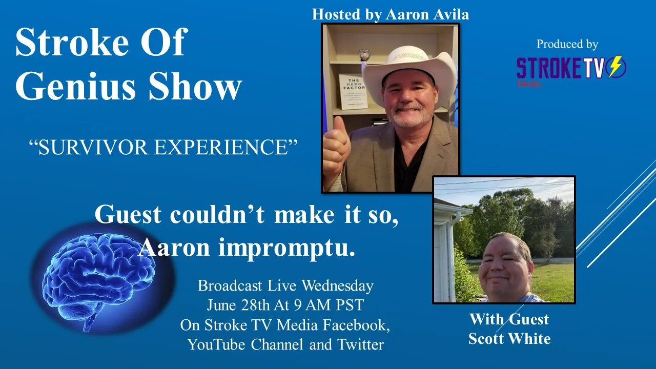 Guest Scott White Couldn't Make it, so Aaron did Impromptu Show