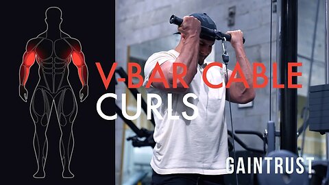 V Bar Cable Curl