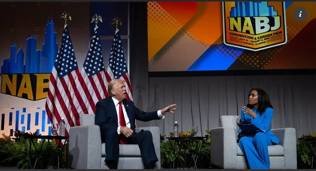 Trump scolds reporter for “Nasty Question” at Black Journalist Event in Chicago