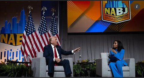 Trump scolds reporter for “Nasty Question” at Black Journalist Event in Chicago