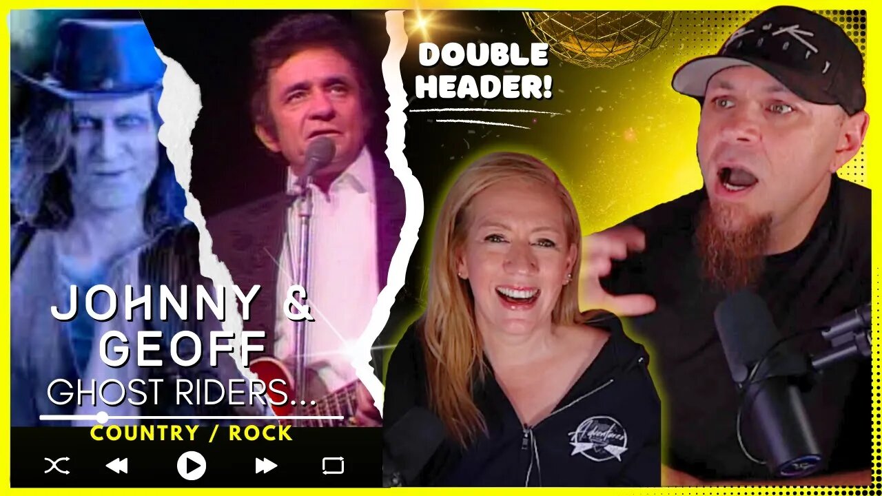 JOHNNY CASH & GEOFF CASTELLUCCI - DOUBLE HEADER! "Ghost Riders in the Sky" // Audio Engineer Reacts
