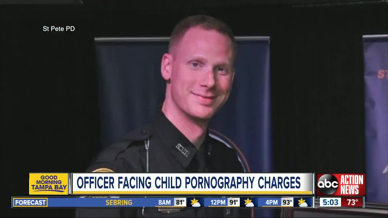 St. Pete police officer facing child pornography charges