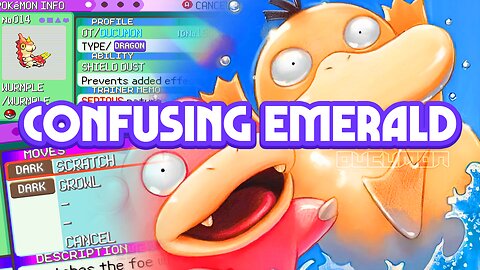 Pokemon Confusing Emerald - GBA ROM Hack, Typings of Pokemon and Moves have been swapped around