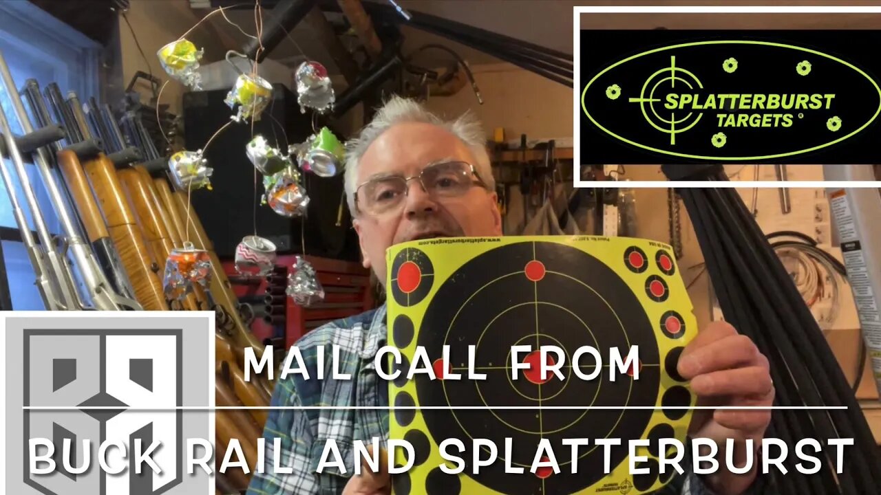 Mail call from Buck Rail and Splatterburst targets! Awesome new stuff!