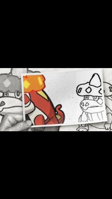 How to Draw New Pokemon Crocalor?