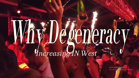 Why more sexual degeneracy in west??