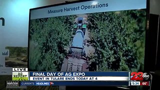 Final day of the World Ag Expo: Fieldin