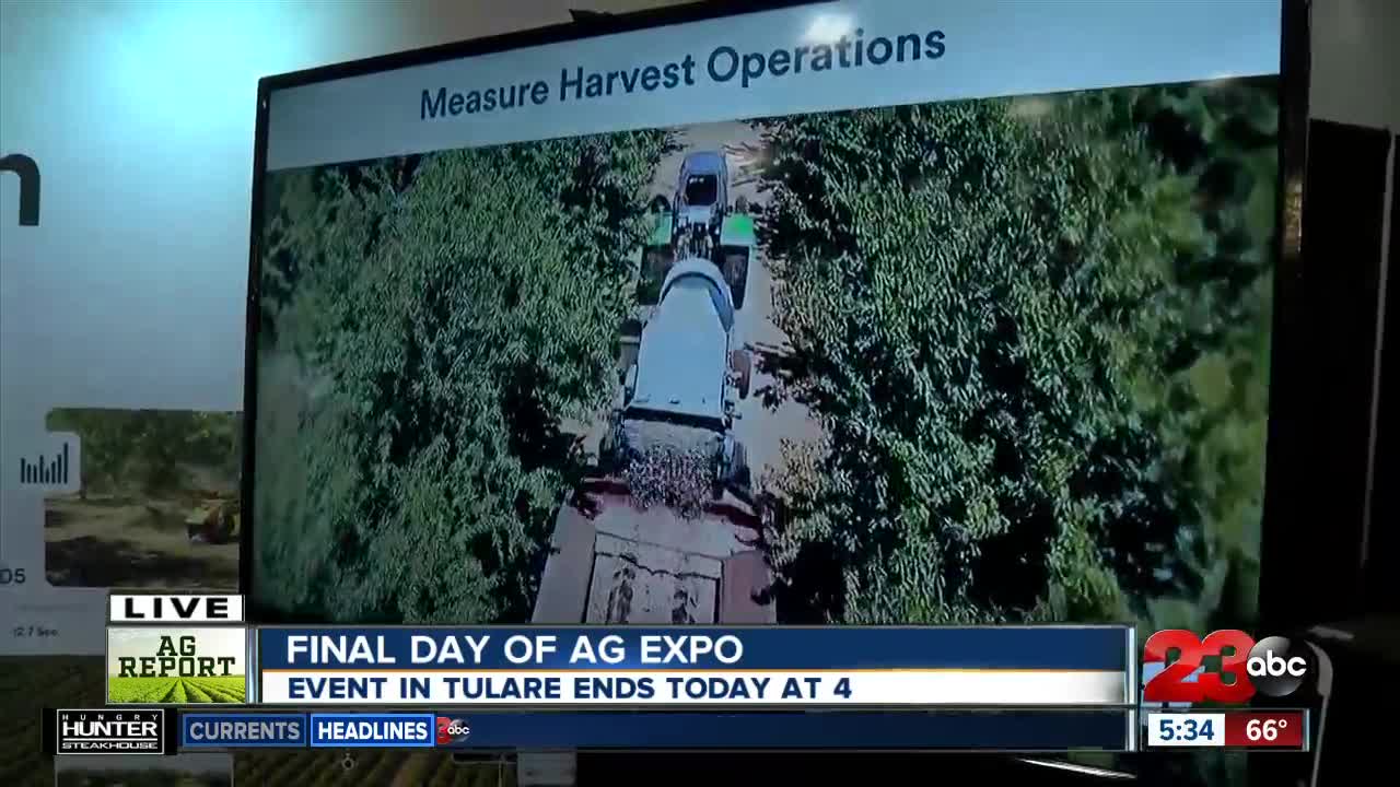 Final day of the World Ag Expo: Fieldin