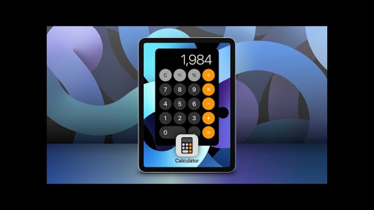 Why The iPad Doesn't Have A Calculator