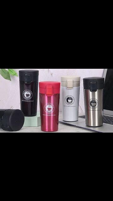 Premium Stainless Steel Double Wall Thermos Mug