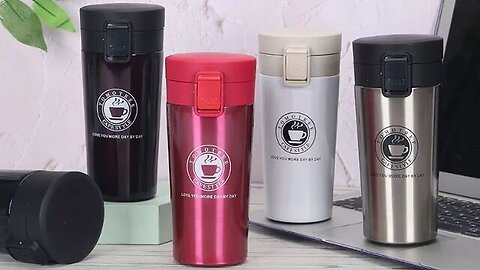 Premium Stainless Steel Double Wall Thermos Mug