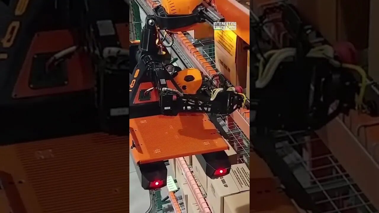 amazing warehouse operation robot