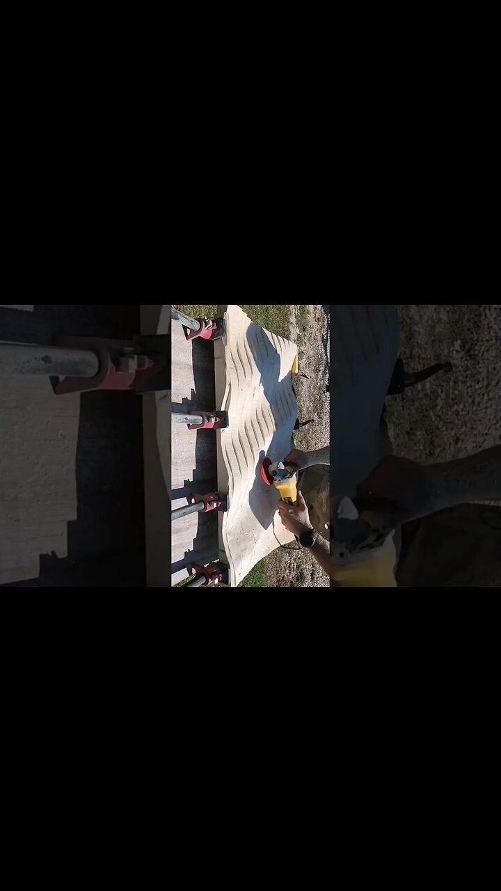 Shaping A Wood American Flag! πΊπΈ #woodworking #flag #shorts