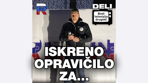 Iskreno opravičilo za...
