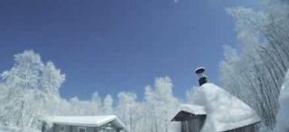 Une météorite illumine le ciel de Laponie