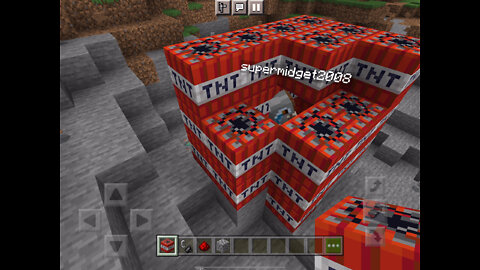 Minecraft with my 5 year old. TNT rules the day