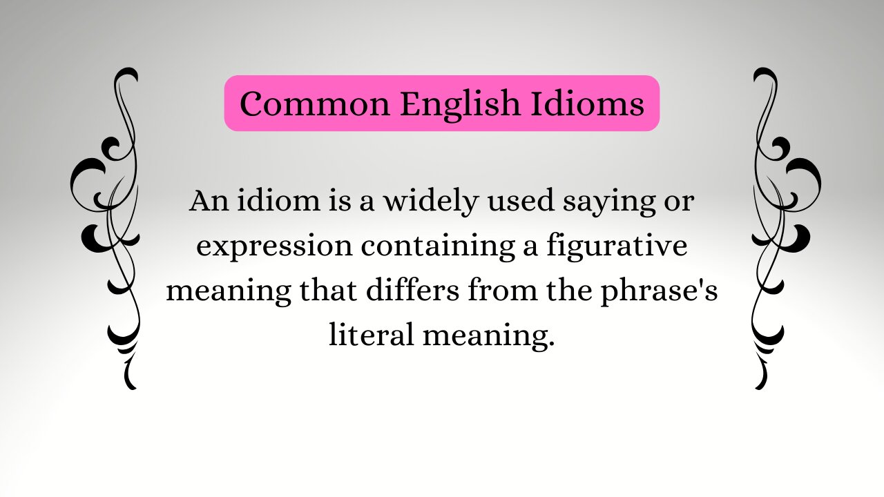 6 X ENGLISH IDIOMS - Idioms That Will Make Your English Sound More Native.