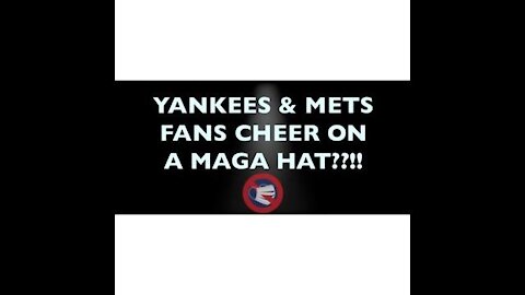 Yankees & Mets Fans Actually Cheer On A MAGA Hat