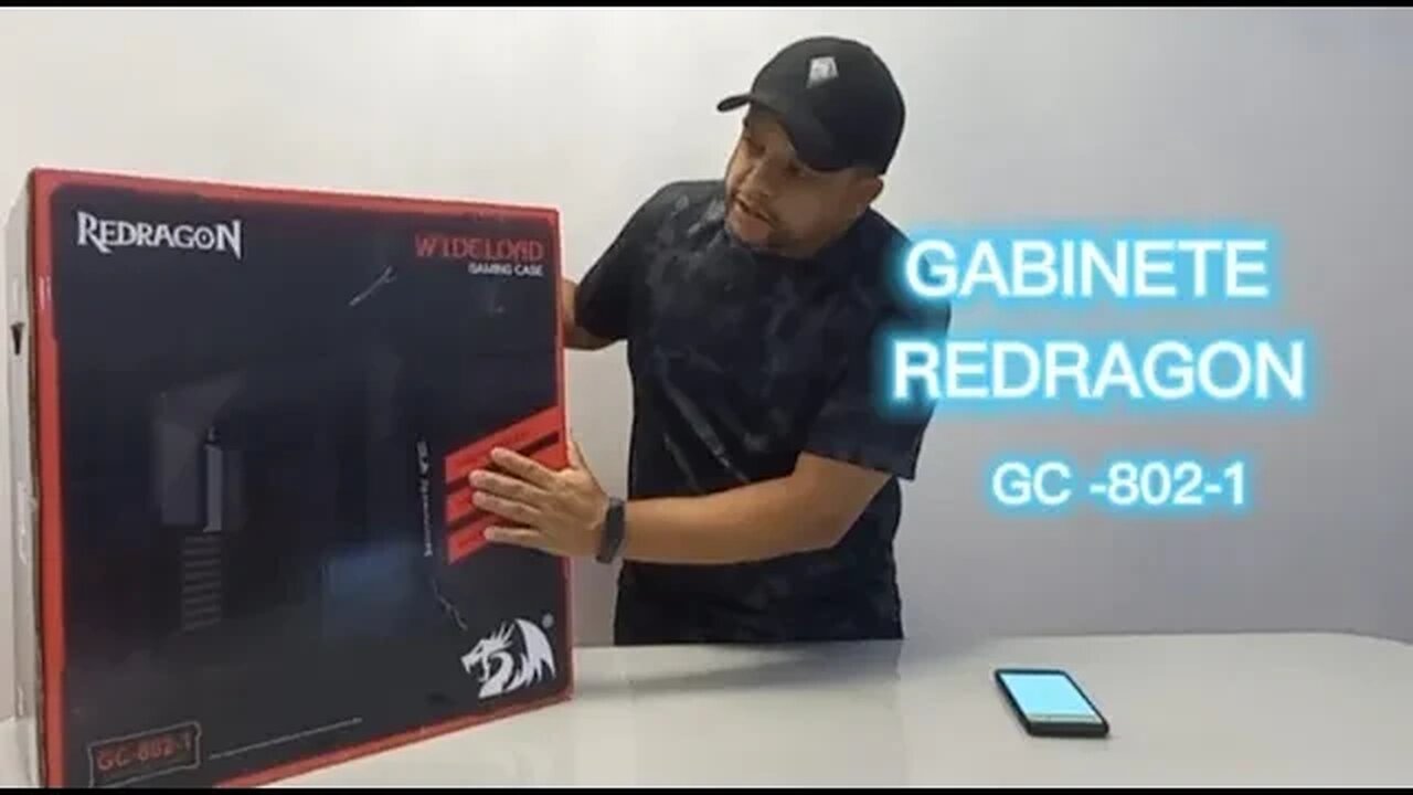 Unboxing - Gabinete Gamer Redragon Wideload