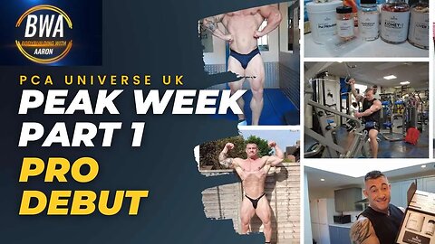 PEAK WEEK VLOG PART 1 // PRO DEBUT // PCA UNIVERSE.