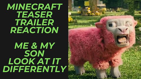 Minecraft Teaser Trailer Reaction | Multiple Angles Breakdown & Comments With My Gen Alpha Son