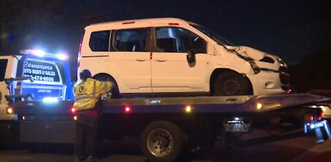 EXCLUSIVE: Suspect arrested, damaged van in deadly hit and run located in southwest Las Vegas