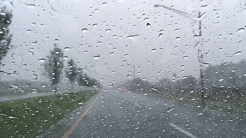 Blasian Babies DaDa Gets Caught In Jacksonville, FL Monsoon. Drought Is Finally Over!