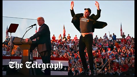 Elon Musk joins Trump on stageas he returns to scene of assassination attempt