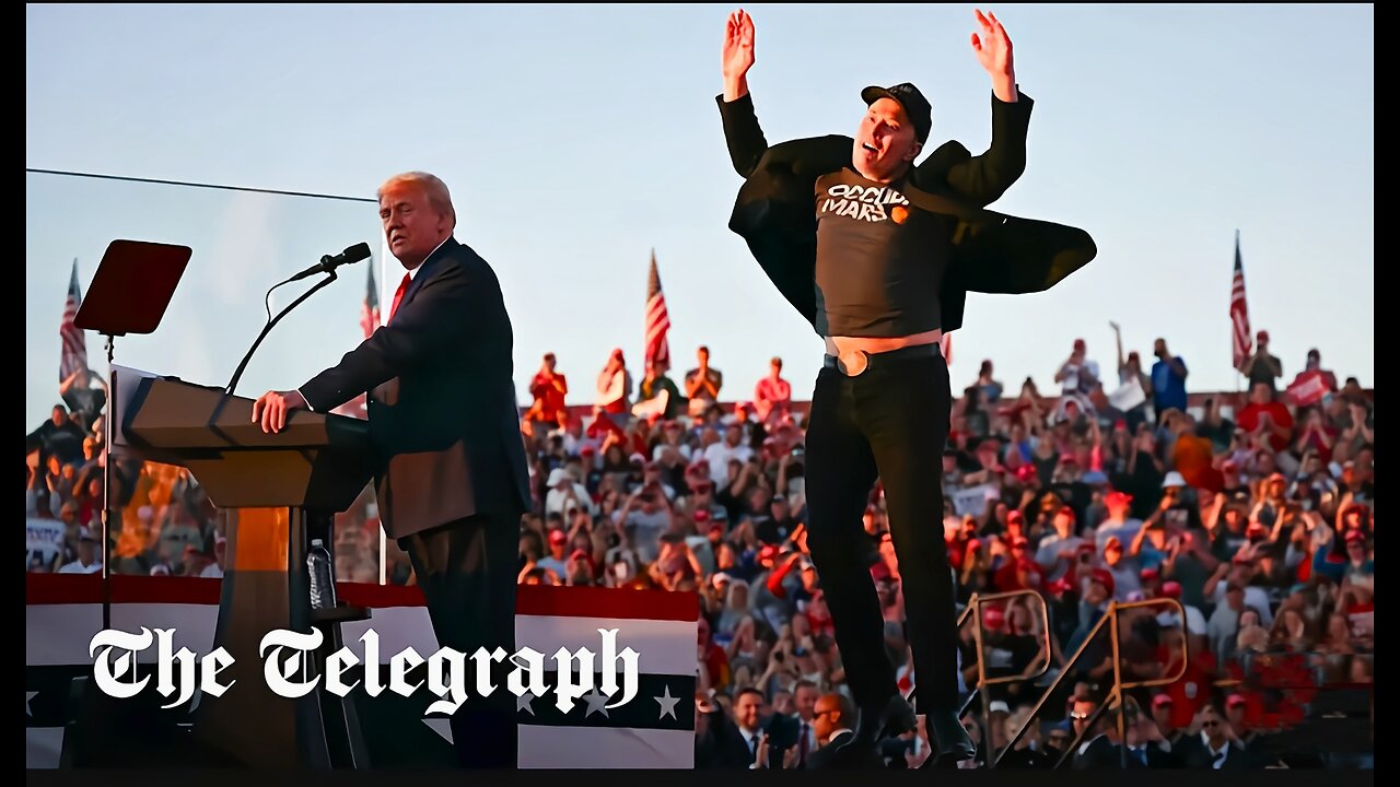 Elon Musk joins Trump on stageas he returns to scene of assassination attempt