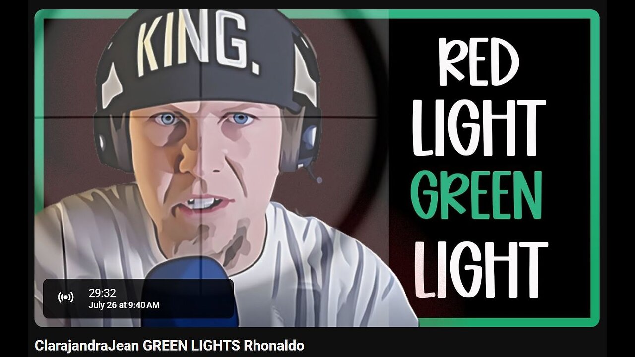 7-26-2024 SamanthaJean "ClarajandraJean GREEN LIGHTS Rhonaldo" w/ live chat (starts at 2:00)