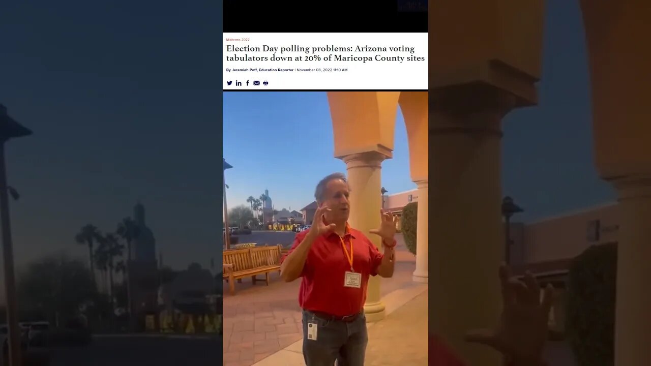 Maricopa County in Arizona has 20% of it's voting tabulators go down