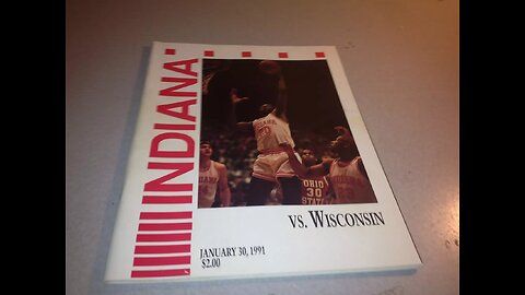 January 30, 1991 - College Basketball : Wisconsin at Indiana University (Partial)