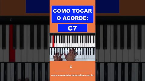 Dó com sétima - Aula de Teclado