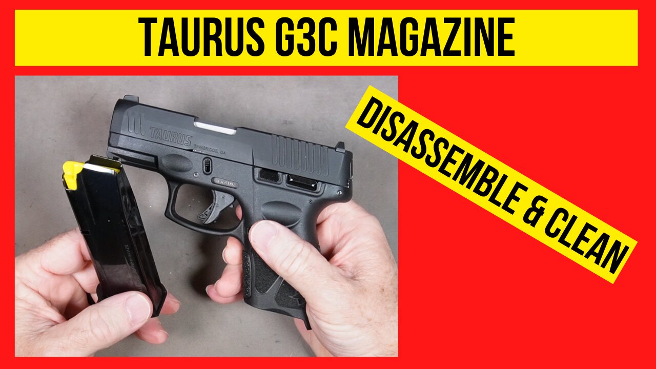 Taurus G3 or G3c Magazine Cleaning. Easy Tutorial