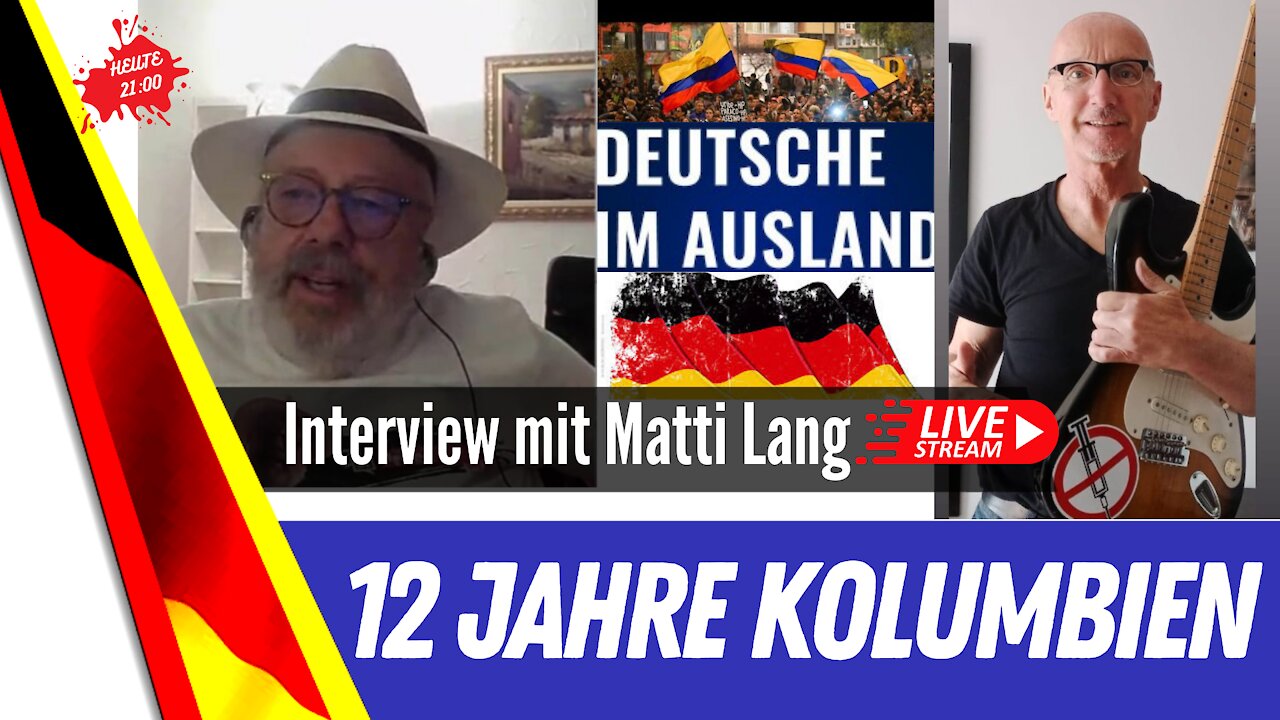 HEUTE 21:00 Deutscher Auswanderer komponiert Corona Protest Song.