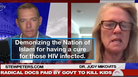 Demonizing the Nation of Islam for having a cure for those HIV infected.