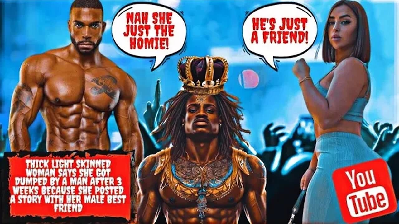 Thick Light Skinned Woman Says She Got DUMPED by a Man after 3 Weeks Because of Male Best Friend