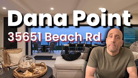 Inside a Stunning Beachfront Luxury Home in Dana Point | Ocean Views & Private Beach Access! 🏖️🏠