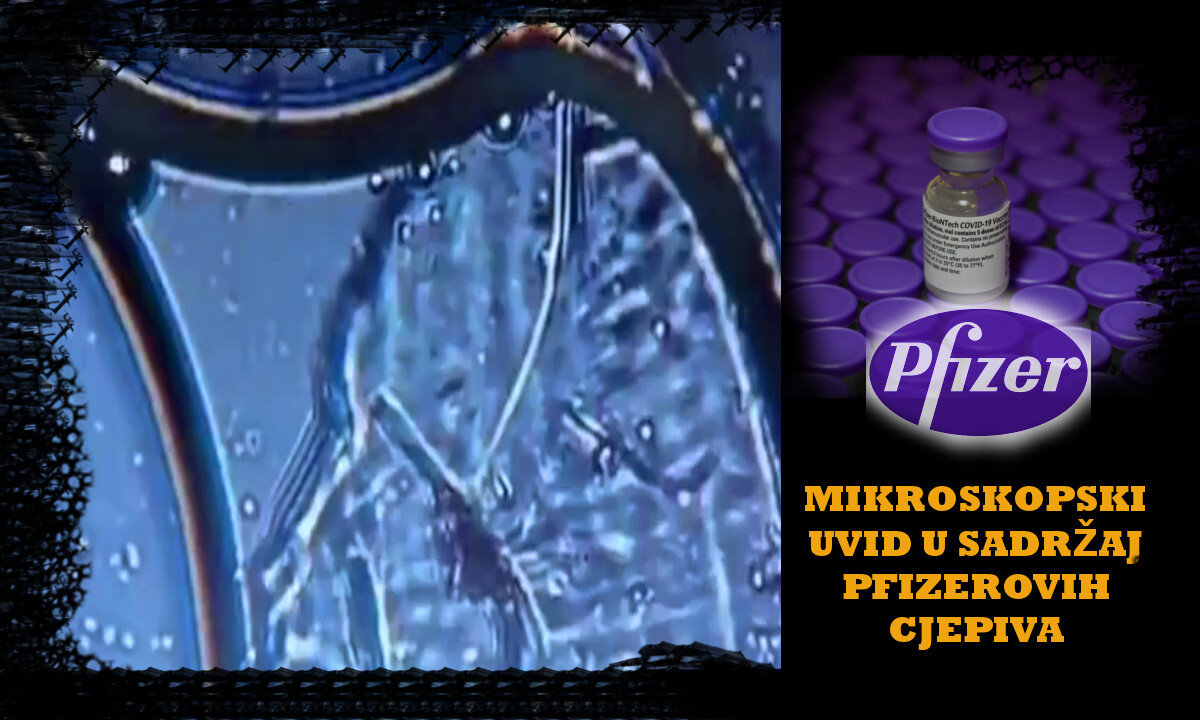 Mikroskopsko uvećanje Pfizerovog cjepiva od 2000 puta Hrvatski prijevod