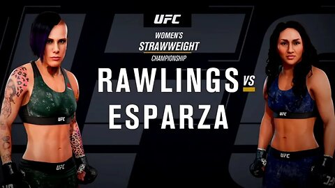 EA Sports UFC 3 Gameplay Carla Esparza vs Bec Rawlings