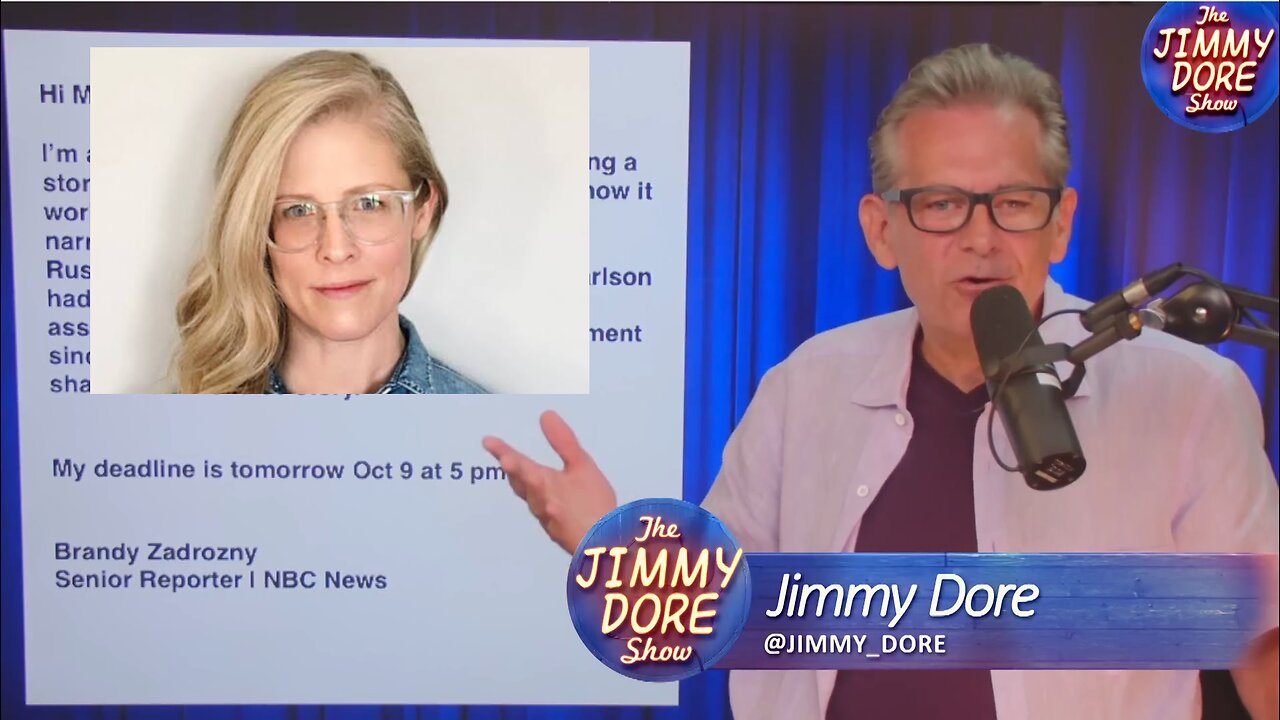 Jimmy Dore smacks down Pro-Ukraine-War NBC reporter