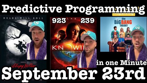 Predictive Programming September 23rd 923 239 in movies in one minute