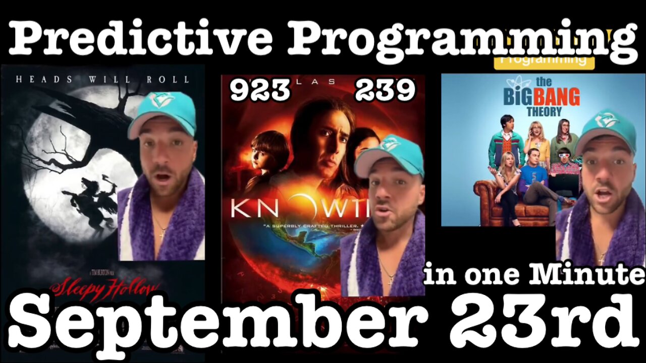Predictive Programming September 23rd 923 239 in movies in one minute