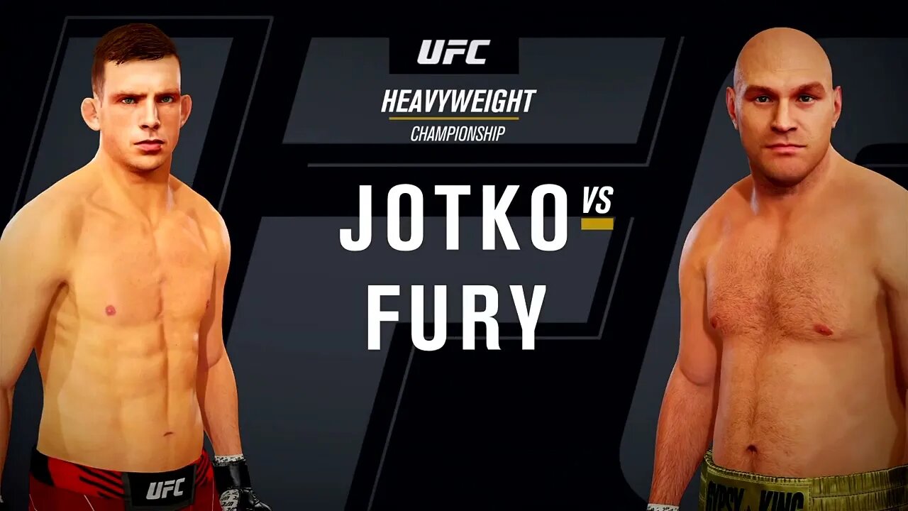EA Sports UFC 4 Gameplay Tyson Fury vs Krzysztof Jotko